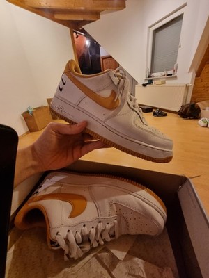 Nike Air Force 1 07 Gelb Gold gr.43 gebraucht sehr gut