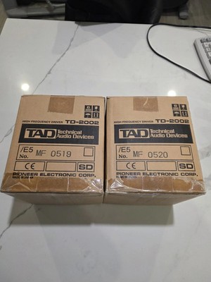 TAD Technical Audio Devices TD-2002 High Frequency Driver Matched Pair 0519/0520