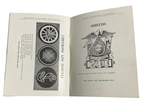 RARE Antique John Jovino Police, Firefighter & Military Equipments catalog§ - Picture 9 of 10