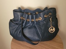 Michael Kors Drawstring Gathered Leather Tote...