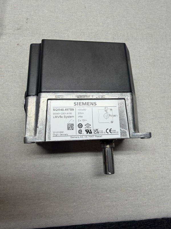Siemens SQM48.497B9 LMV5 Combustion Actuator SQM48.497B9