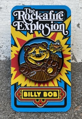 Showbiz Pizza Rock-afire Explosion Billy Bob Enamel Pin Badge RARE ISH