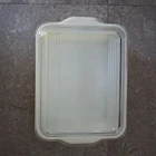 Vintage Pyrex Yellow 1.5 Qt 503-B Refrigerator Casserole Dish & Ribbed Lid 503-C