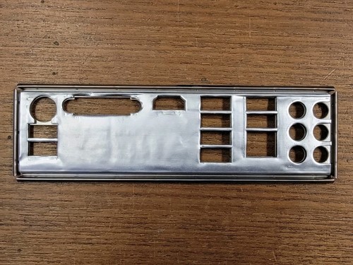 Backplate I/O Shield For GIGABYTE B450 AORUS M/ B450M AORUS ELITE #8752 - Afbeelding 2 van 2