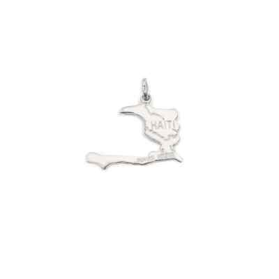 Pendentif L'île De Mayotte En Argent 925 Rhodié - Sans Nickel, Neuf Avec étiquettes - Cadeau Original Et Symbolique