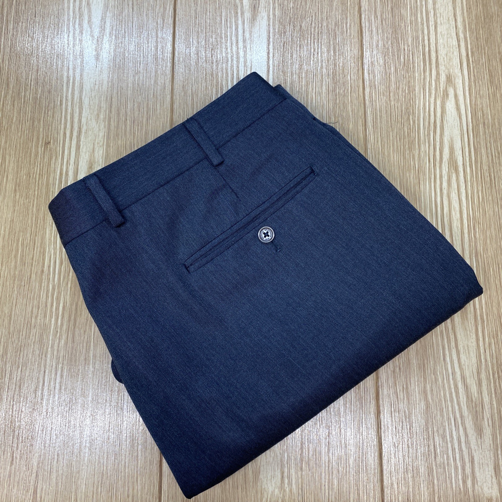 Pantalon De Vestir Planos Brooks Brothers Madison Para Hombre Color Negro 38X28