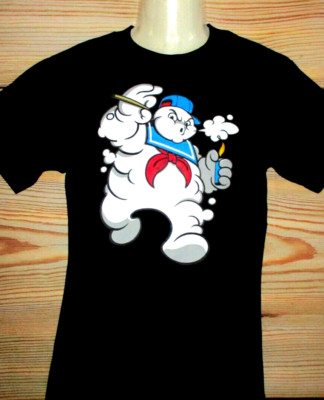 MENS ECKO UNLTD STAY PUFFIN BLACK T-SHIRT SIZE S