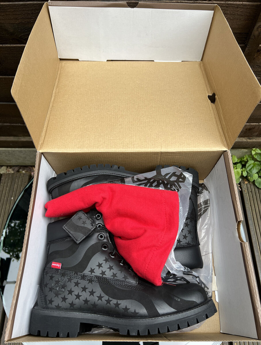 Supreme Timberland 6” Premium Boot! Stars & Stripes!FW17 Supreme Timberland 6” Premium Boot! Stars & Stripes!FW17