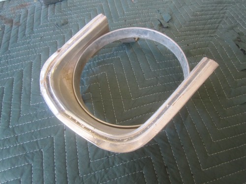 67 68 BARRACUDA LEFT DRIVERS HEADLIGHT TRIM BEZEL BUCKET NICE OEM L@@K #2 - Picture 3 of 6