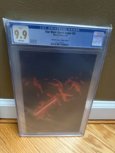 Star Wars Darth Vader #30 CGC 9.9 East Side Comics Rahzzah Virgin Cover COA 600