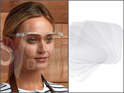 Gesichtsschutzvisier AntiBeschlag Klar Bildschirm Vollgesichtsschutz Brille Transparent 