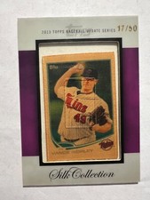 2013 Topps Silk Collection #SC289 Vance Worley UPD #'d 17/50 Twins