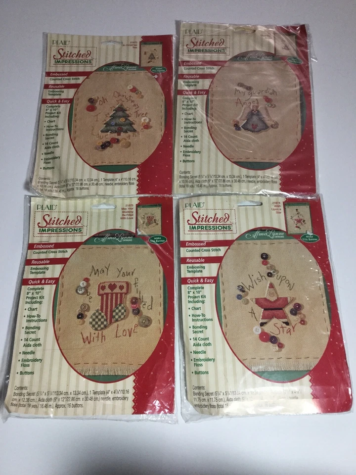 XMAS Stitched Impressions Counted Cross Stitch 4 Kits 21870 21874 21871 21875 - Image 2 of 4