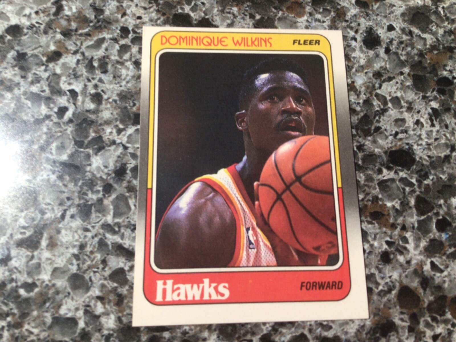 1988-89 Fleer Dominique Wilkins #5 Atlanta Hawks HOF