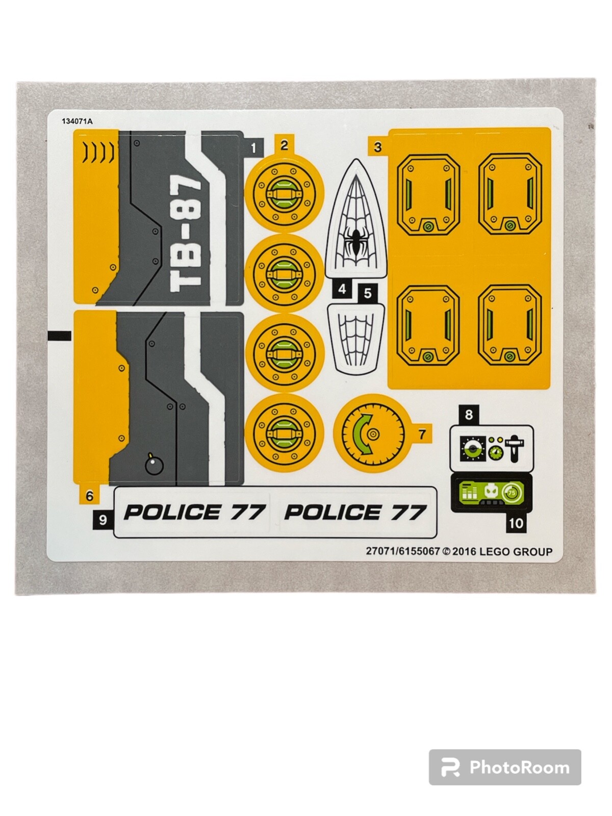 Doc Ock Sticker NEW LEGO | Sticker Sheet for Set 76059 Spider-Man - Doc Ock's Tentacle ...