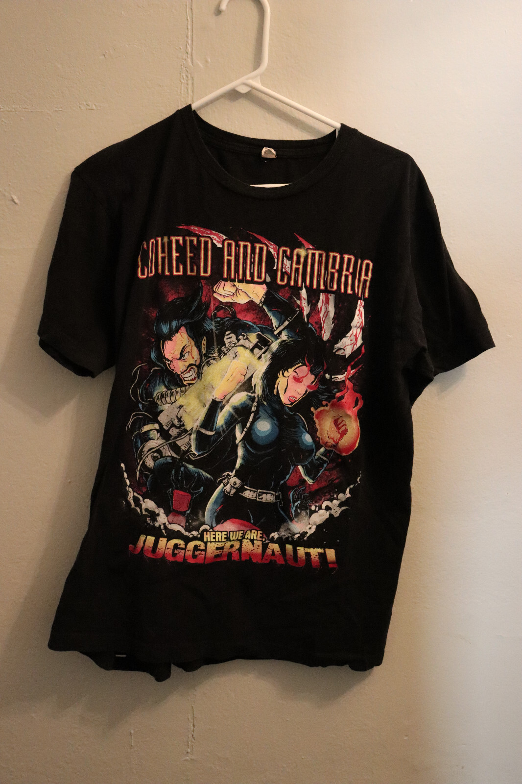 Coheed and Cambria Here We Are Juggernaut Graphic Punk Band T-Shirt. Men's Large