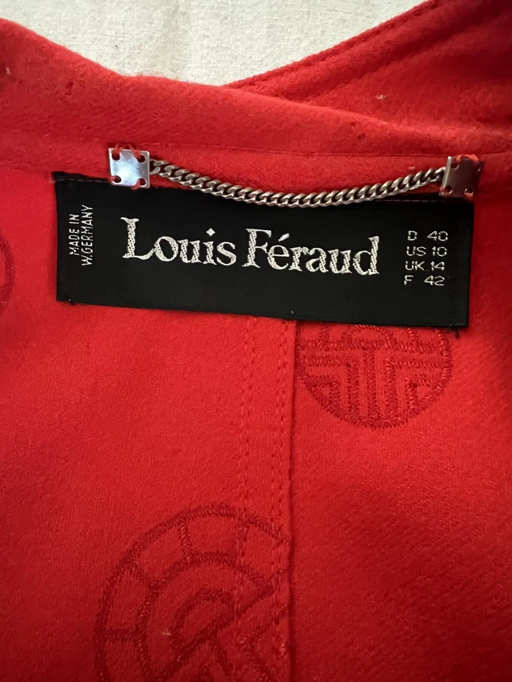 Vintage Louis Feraud Cropped Jacket Sz 10 US - Image 2 of 4