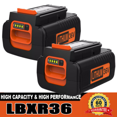 4X Für Black & Decker Li-Ion 36V 4,0Ah Akku LBXR36 LBX2040 BL20362 LHT2436 LSW36