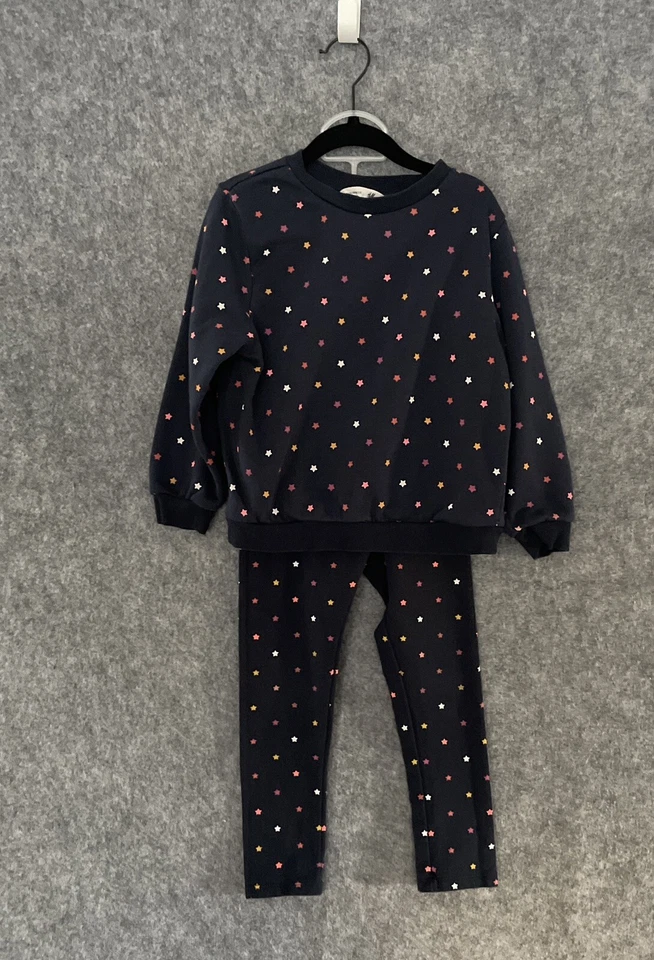 Conjunto Sudadera H&M Estrella Multicolor Niñas Talla 4 Foto 2 de 4