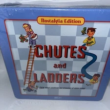 Chutes and Ladders Nostalgia Tin Edition Board Game Vintage WS Game Company New