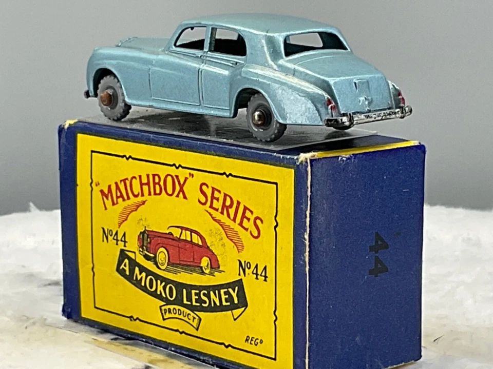 Moko Lesney Matchbox #44 ARolls Royce Silver Cloud años 50, N, como nuevo en caja B5 Ori,. Foto 2 de 4