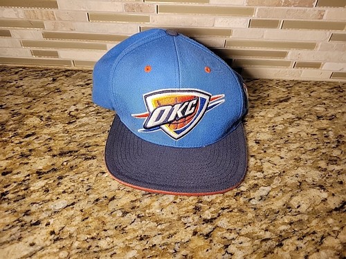 Oklahoma City Thunder Hat Cap Adjustable Mitchell & Ness NBA Basketball Snapback - 第 13/14 張圖片
