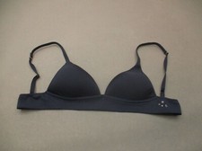 32A Aerie Womens Black Lightly Lined Wireless Back Closure T-Shirt Bra 6G