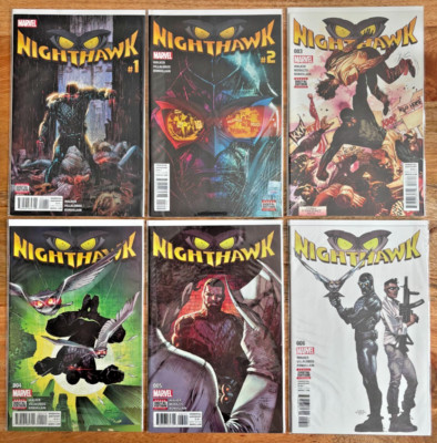 Nighthawk vol.2 (Marvel Comics 1st Print 2016) Full Run #1-5, Bagged & Boarded