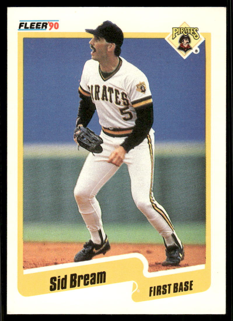 1990 Fleer #463b Sid Bream
