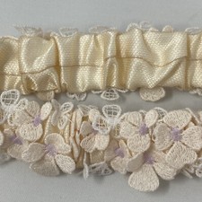 Agent Provocateur Bethanie Ivory Lilac Garter NWOT