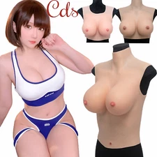 B-H Cup Breast Forms Silicone Fake Boobs For Crossdresser Drag Queen Realistic 