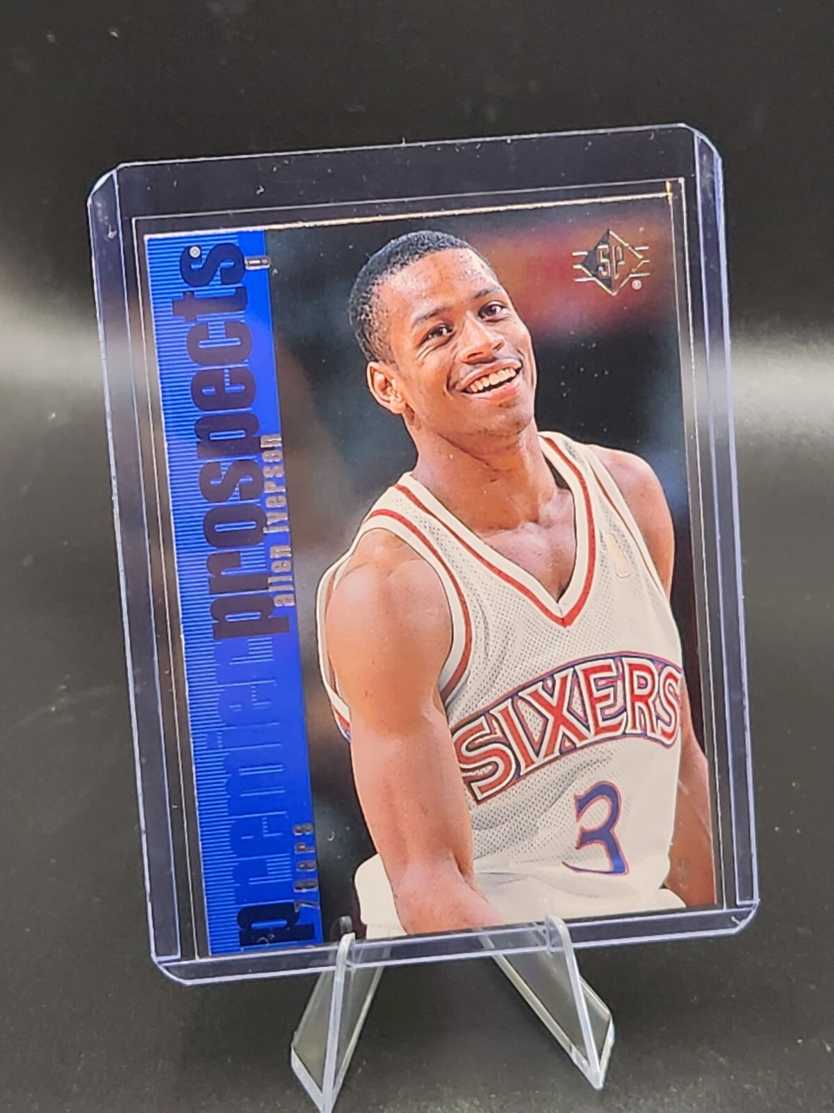 1996-97 SP - Premier Prospects Allen Iverson #141 (RC)