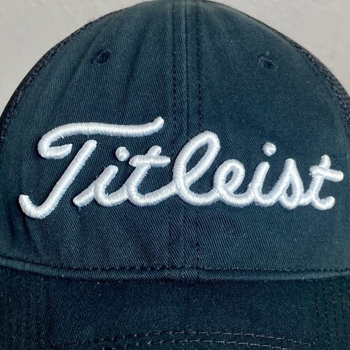 Titleist Footjoy Pro V1 Embroidered Flex Fitted Golf Hat Cap by New Era Med/Lg - Picture 2 of 11