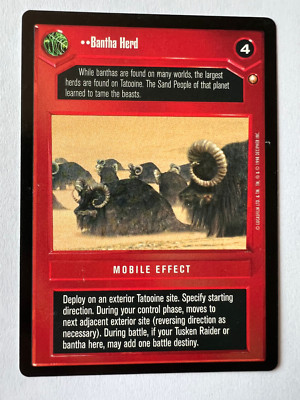 Decipher Star Wars Special Edition CCG RARE BB Bantha Herd SWCCG SE