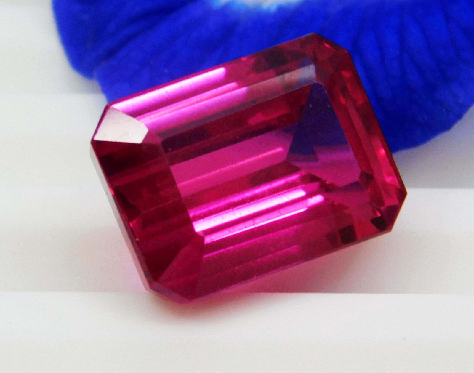 16.35 Ct Certified Natural Pink Poudretteite Emerald Cut Rare Loose Gemstone