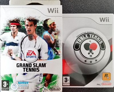 Grand Slam Tennis Nintendo Wii + Wii Motion Plus Neu in OVP NEW + Tischtennisspiel
