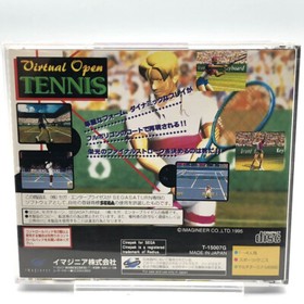 Virtual Open Tennis Sega Saturn SS Japan NTSC-J