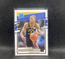 Cassius Stanley Rated Rookie 2020-21 Donruss Basketball #225 Pacers NBA Card. rookie card picture