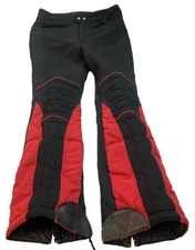 Tyrolia adult Snow Ski Pants Size 38x29 Black Red snowboarding