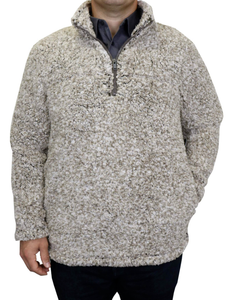 soft sherpa pullover