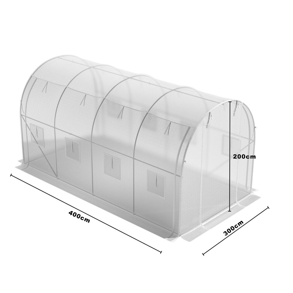 3 X 2 4 X 3 6 X 3M Reinforced Walk in Polytunnel Garden Greenhouse 3-x-2-4-x-3-6-x-3m-reinforced-walk-in-polytunnel-garden-greenhouse