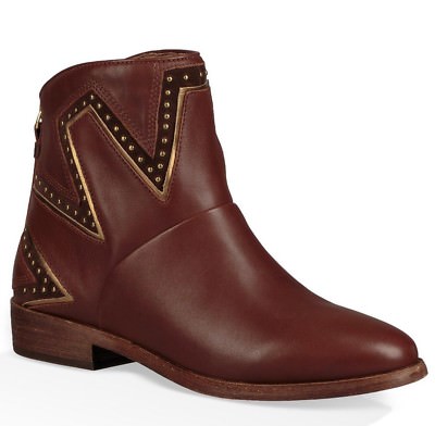 NEW Lars Studded Bootie UGG  Leather Boots SZ 6 $200