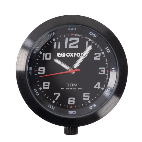 Oxford Clock - Black High Waterproof Motorcycle Clock - OX559 - Picture 2 of 6
