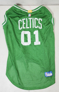 NBA Boston Celtics Mesh Pet Dog Jersey Size  XLarge  basketball tank top green