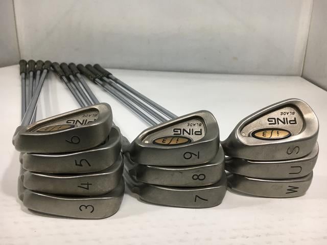 Ping i3 Blade Silver Dot 9 Iron Stiff Steel Shaft Ping Grip Ping i3 Blade Silver Dot 9 Iron Stiff Steel Shaft Ping Grip