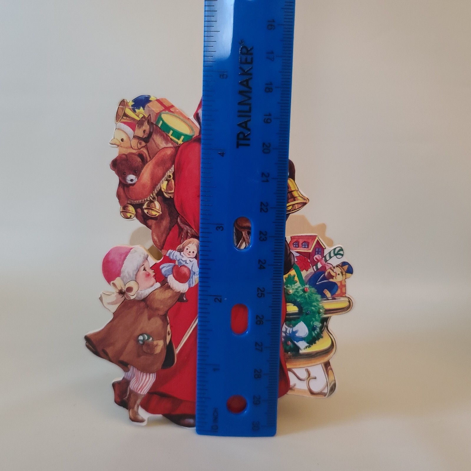 Vintage Wooden Santa Claus Table Top Centerpiece Christmas Holiday Decor eBay