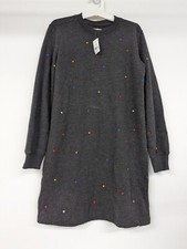 New Lou And Gray Star Embroidered Sweatshirt Dress Size Xs
