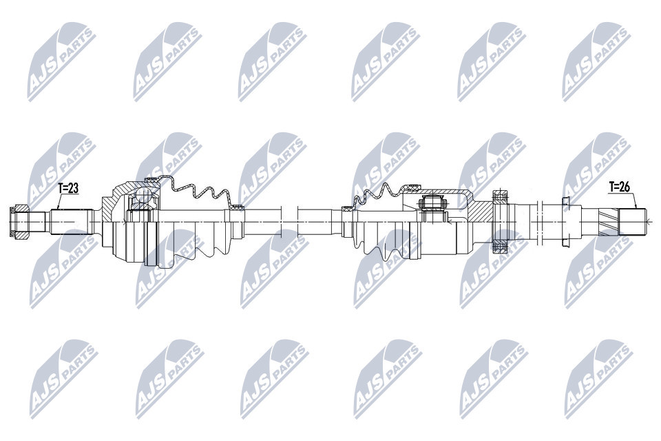 N.T.Y. NPW-RE-136.NTY Drive Shaft for RENAULT - Image 5