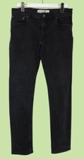 LACOSTE Slim Fit Jeans Men's W34/L34 Zip Fly Black Classic