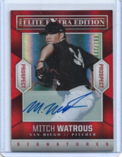 Mitch Watrous 2014 Elite Extra Edition Prospect Signatures #79 (447/799)-Padres
